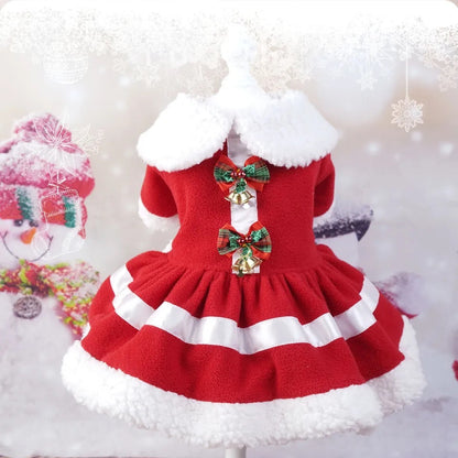 Nicholas Noel Holiday Dog Dress | Christmas Occasion Outfit