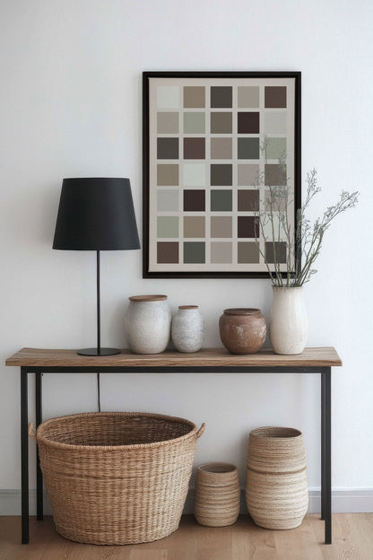 ORGANIZED TONES, Oeuvre sur toile étirée
