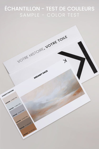 DREAMY HAZE, Oeuvre sur toile étirée