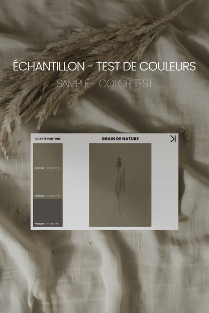 GRAIN DE NATURE, Oeuvre sur toile étirée