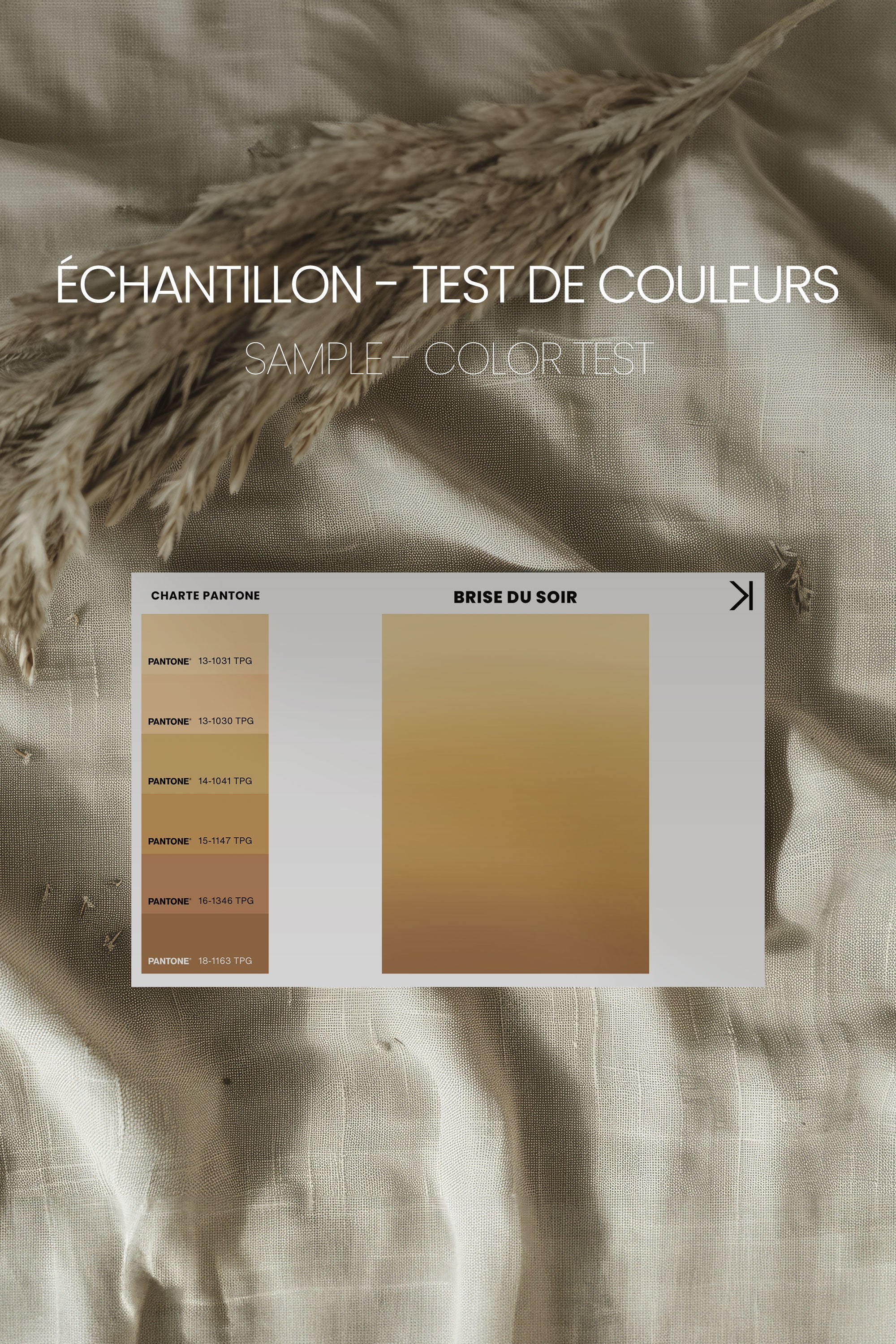 BRISE DU SOIR, Oeuvre sur toile étirée