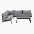 Monti 4-Piece Aluminum Outdoor Sectional Set