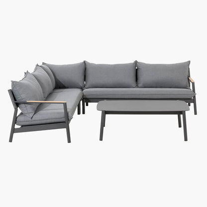 Monti 4-Piece Aluminum Outdoor Sectional Set