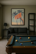 SUMMER HOOPS, Oeuvre sur toile étirée
