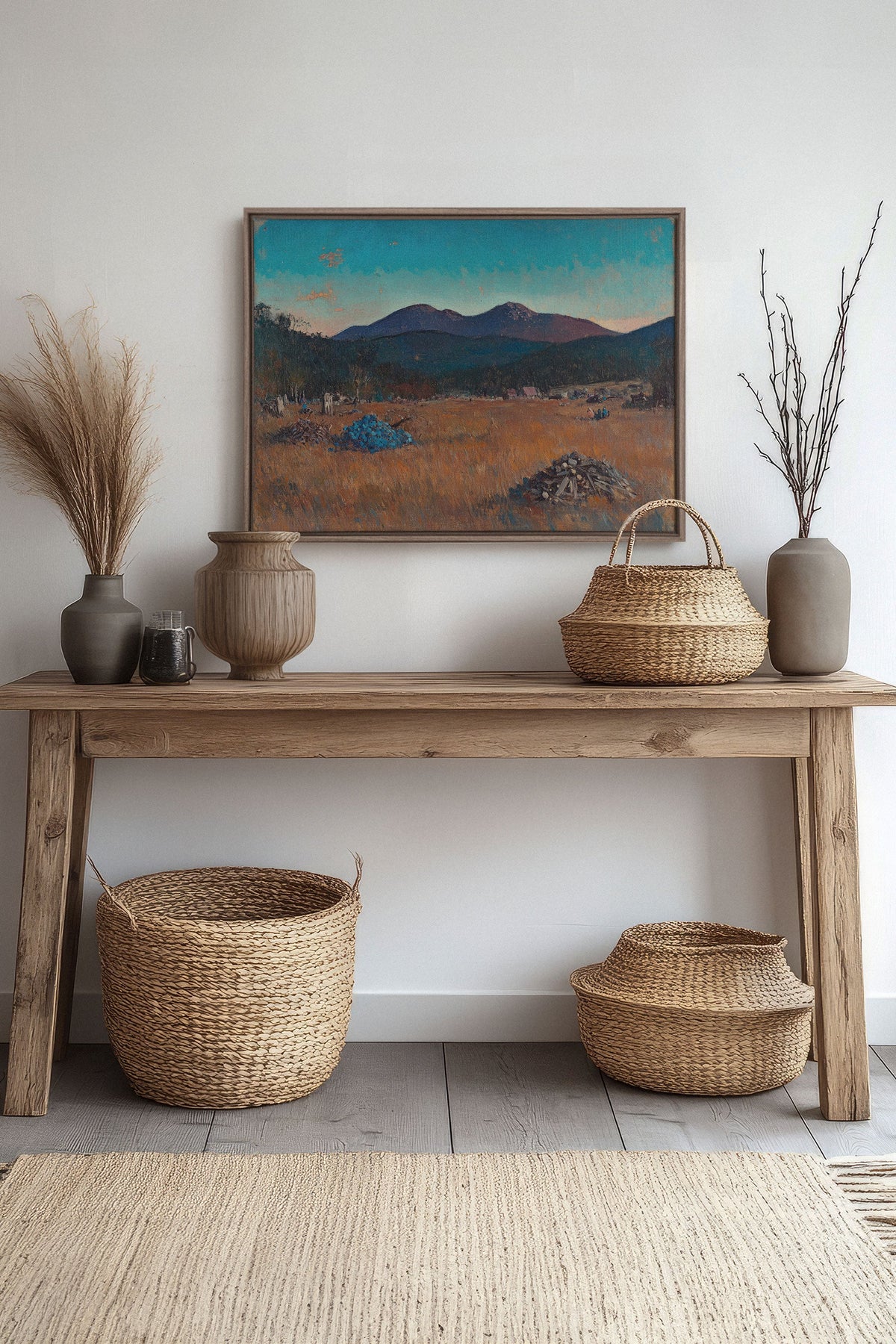 EVENING HARVEST, Oeuvre sur toile étirée