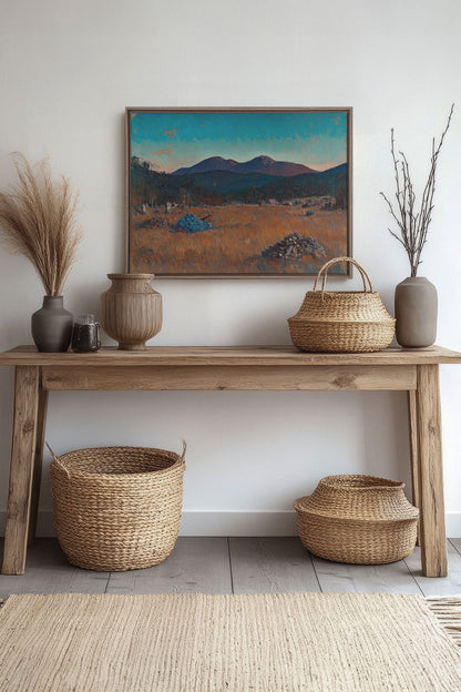 EVENING HARVEST, Oeuvre sur toile étirée
