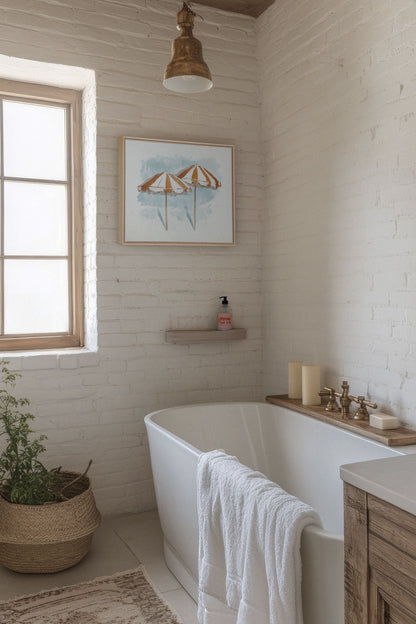 OCEAN SHADE, Oeuvre sur toile étirée