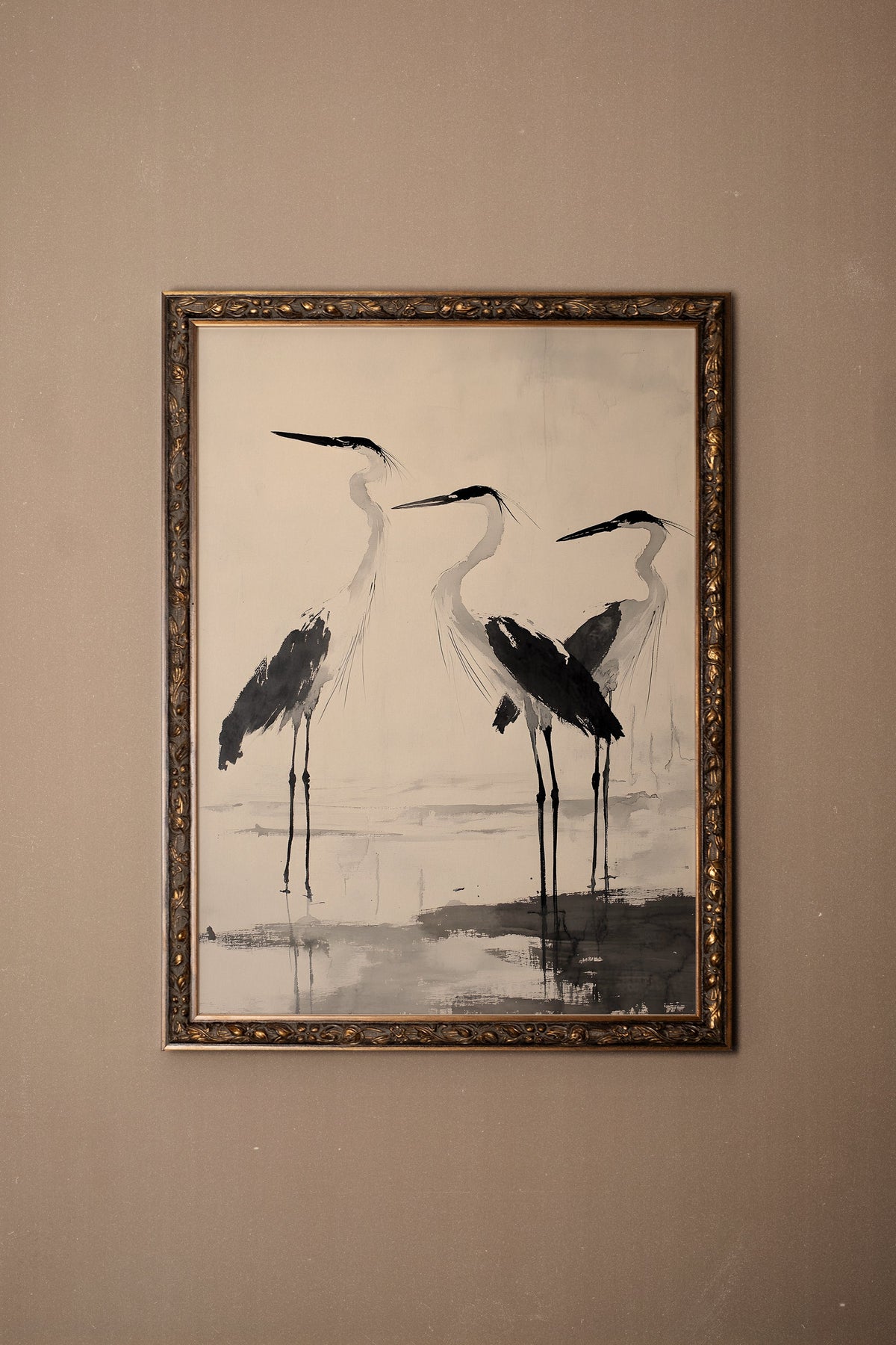 REFLET CÉLESTRE, CADRE VINTAGE BRONZE