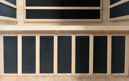 Blisspod | Vienna | Far Infrared Sauna Canadian Hemlock Very Low EMF Sauna, 7 Heaters – 3 Persons