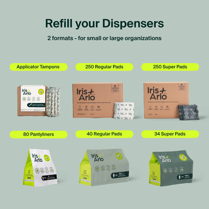 Recycled Plexiglass Wall-Mounted Dispenser - Pantyliners