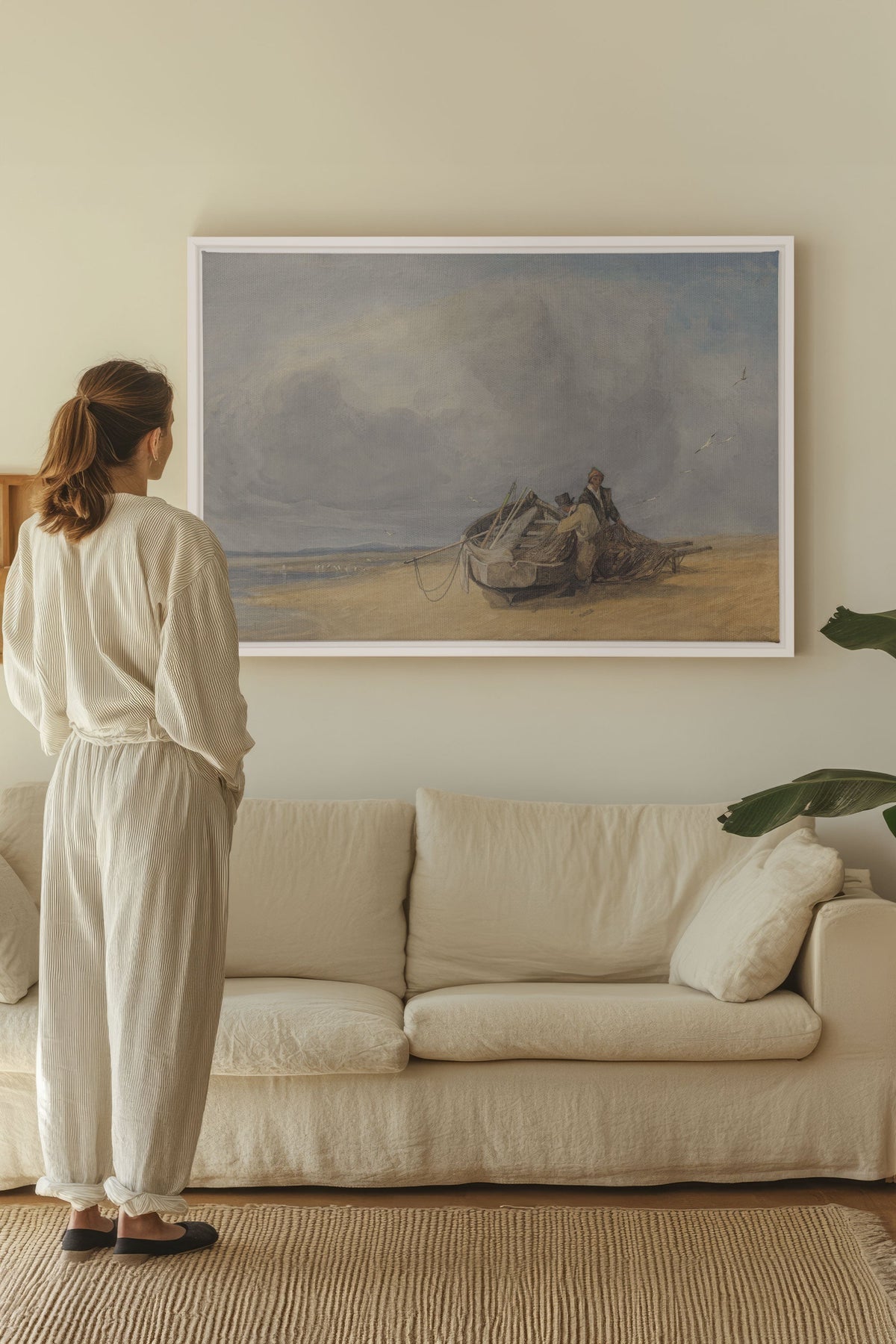 SALT AND SKY, Oeuvre sur toile étirée