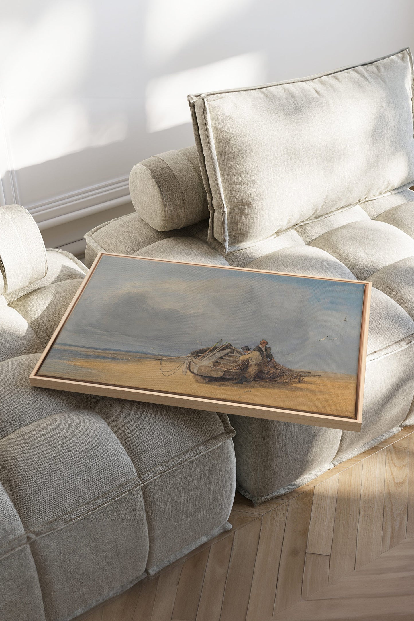 SALT AND SKY, Oeuvre sur toile étirée