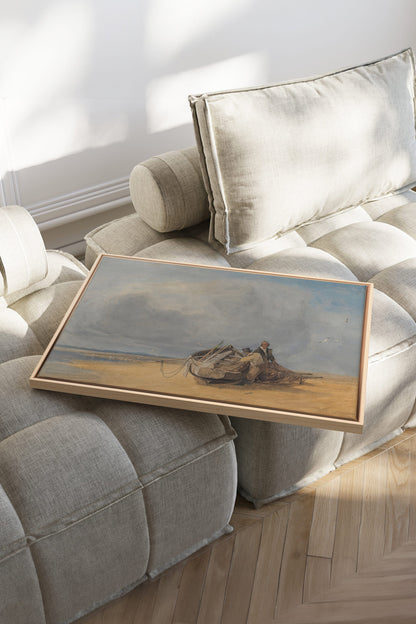 SALT AND SKY, Oeuvre sur toile étirée