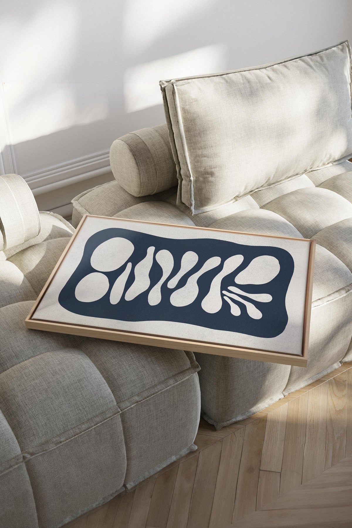 ONDE CRÉATIVE, Oeuvre sur toile étirée