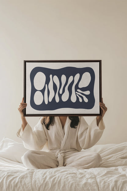 ONDE CRÉATIVE, Oeuvre sur toile étirée