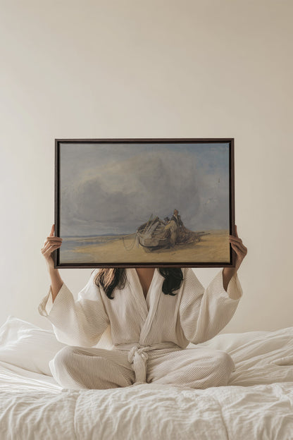 SALT AND SKY, Oeuvre sur toile étirée