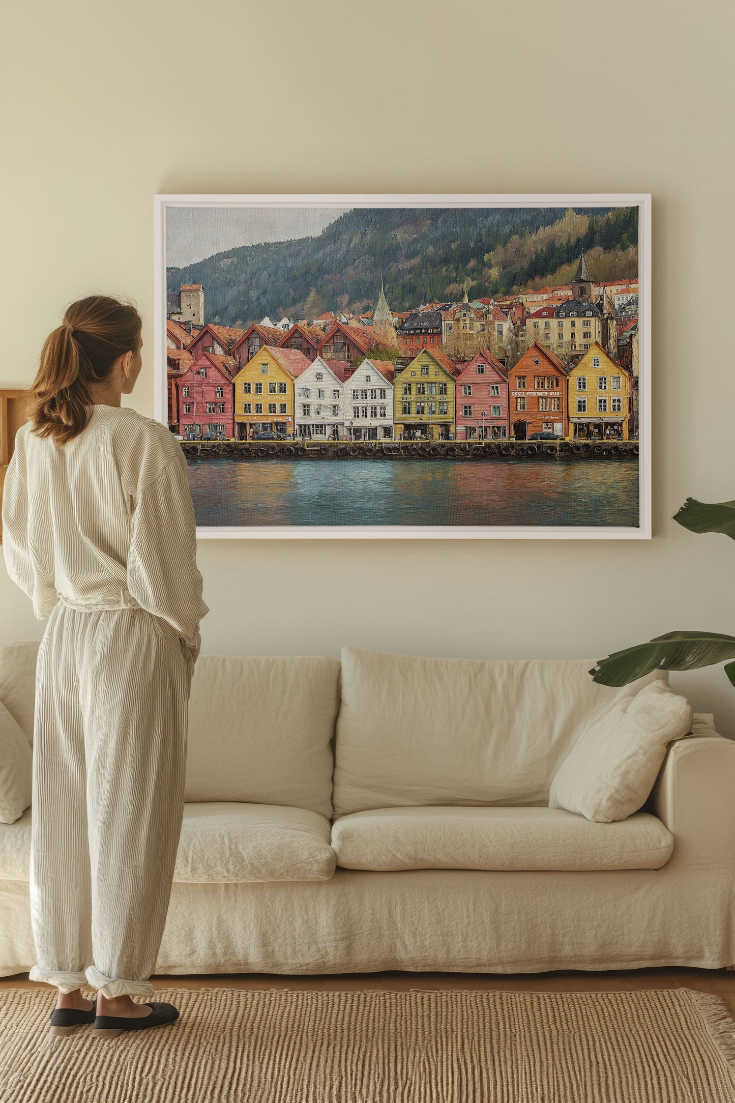 HARBOR COLORS, Oeuvre sur toile étirée