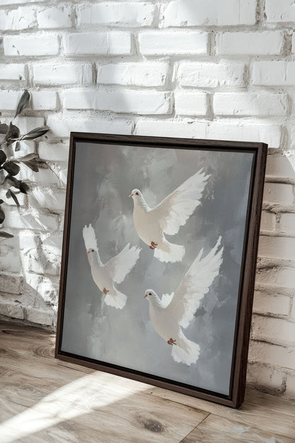 VOILE D'AZUR, Oeuvre sur toile étirée