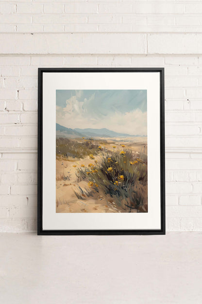 GOLDEN PATHWAY, Oeuvre sur toile étirée