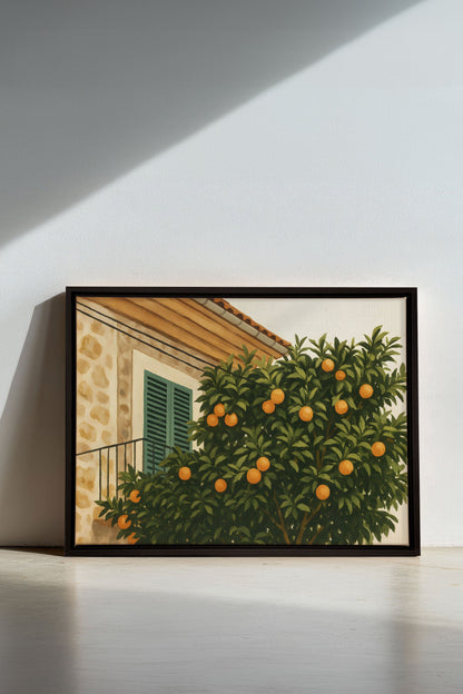 ÉTÉ EN PROVENCE, Oeuvre sur toile étirée