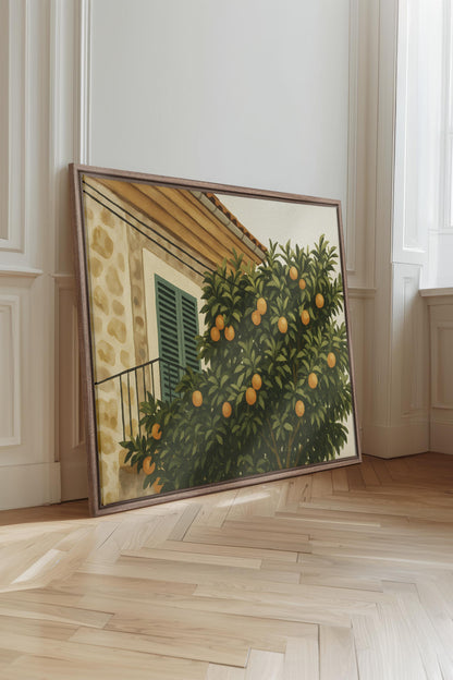 ÉTÉ EN PROVENCE, Oeuvre sur toile étirée