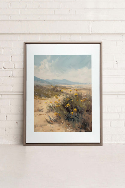 GOLDEN PATHWAY, Oeuvre sur toile étirée