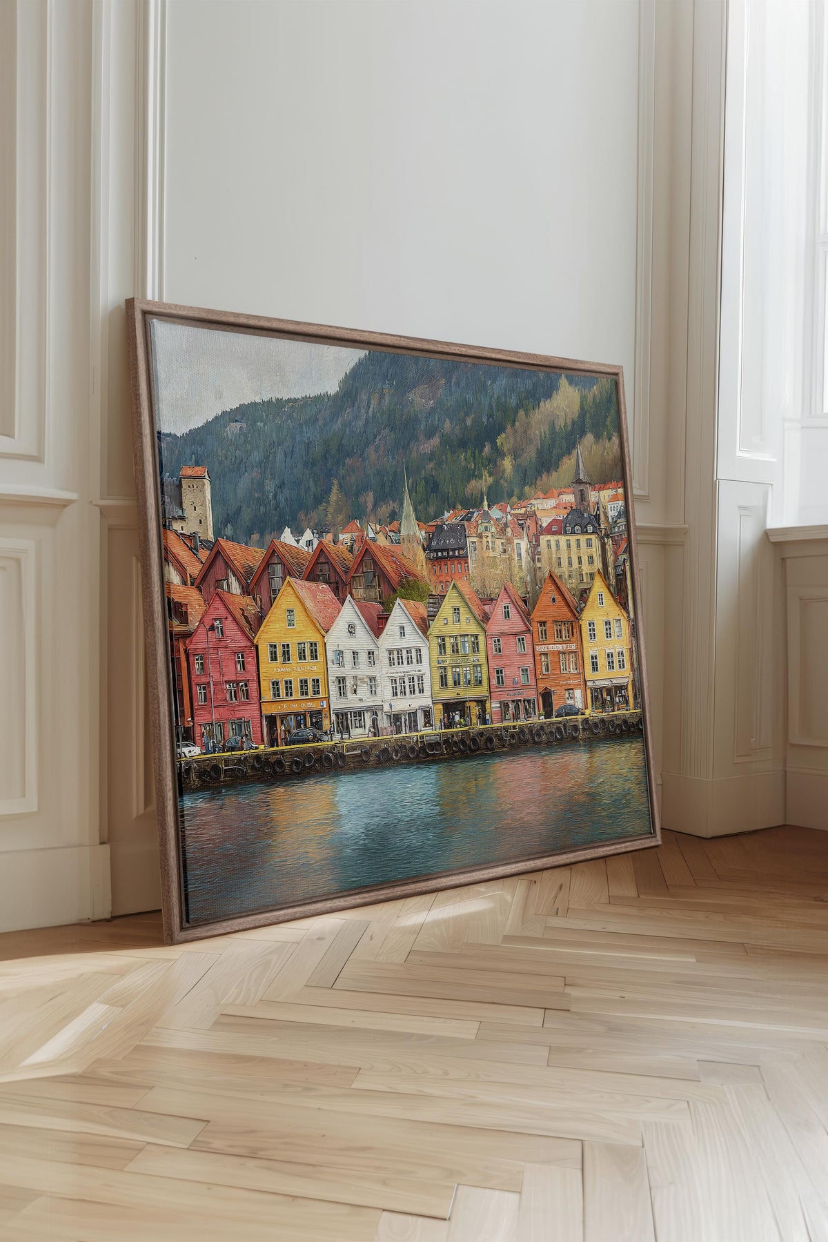 HARBOR COLORS, Oeuvre sur toile étirée