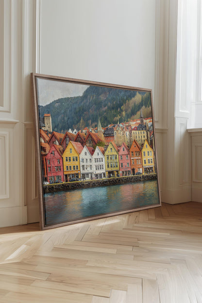 HARBOR COLORS, Oeuvre sur toile étirée