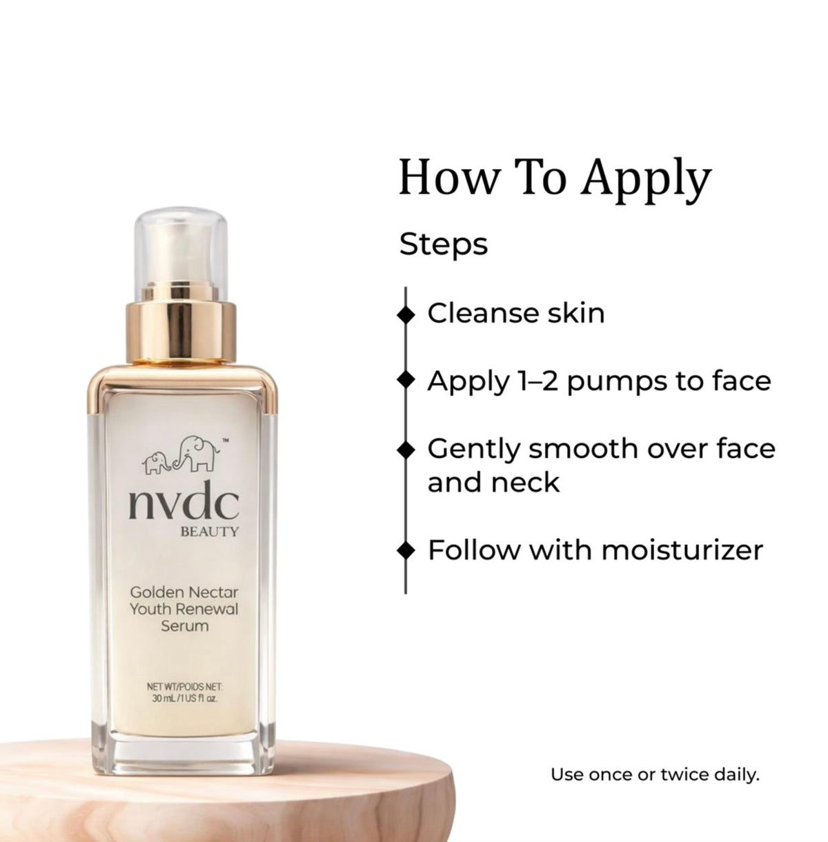 Golden Nectar Youth Renewal-Anti Agying Face Serum