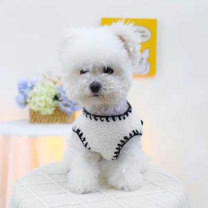 Zelda Vest – Luxury Fur-Trim Dog Vest