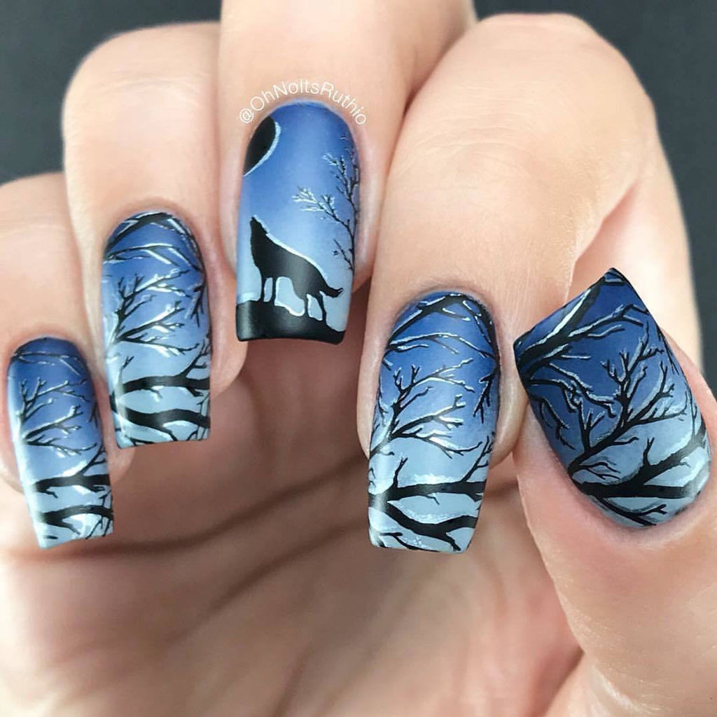 Whats Up - Gothic Affection Stamping Plate