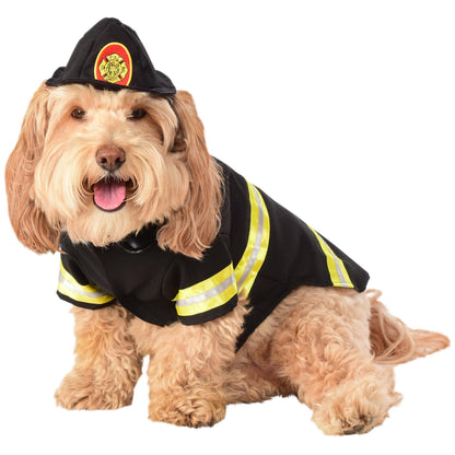 Rubies Costume Co Halloween Classics Collection Pet Costume, Medium, Fire Fighter