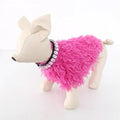 Scarlett Ruffle Knit Dog Sweater | Textured Cozy Dog Sweater