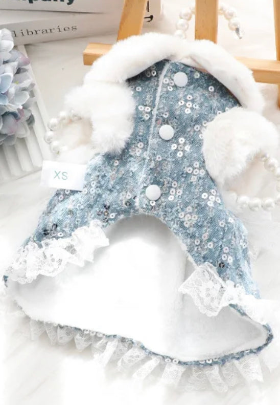 Sequin Dog Party Dress | Pet Dress