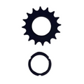 Norco Formula 16 Tooth Cromo Threaded Rear Chainring For BMX