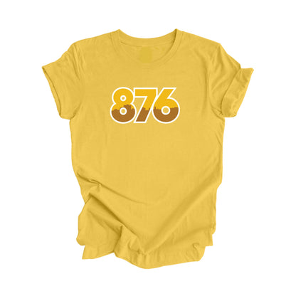 876 Kingston Jamaica Area Code City Skyline Gift - Unisex T-Shirt - Inspired X