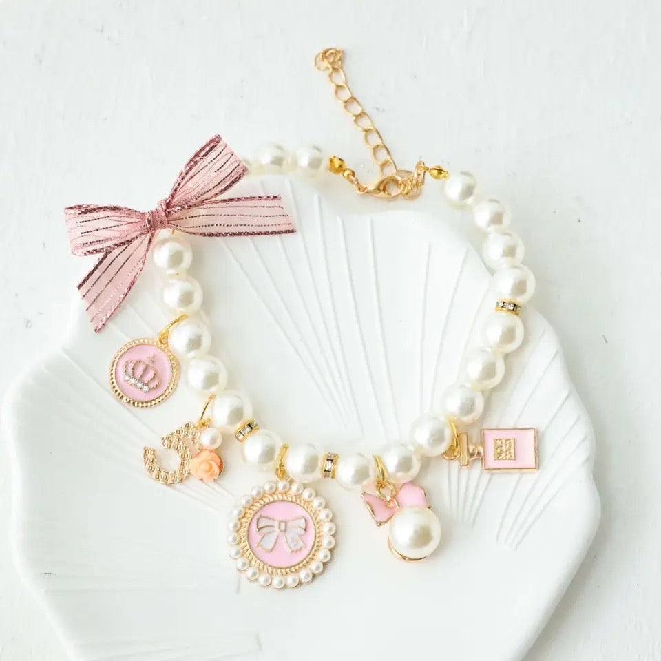 Coco Chewnel Pearl Dog Collar