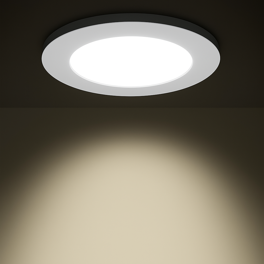 4″ LED Pot Light with Nightlight Rim — 2000K Amber Glow + 5CCT Selectable | Canless IC Rated (Dimmable)