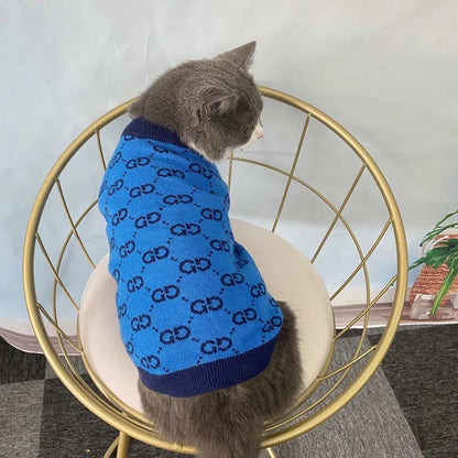 Gigi Royal Sweater | Dog Knit Sweater