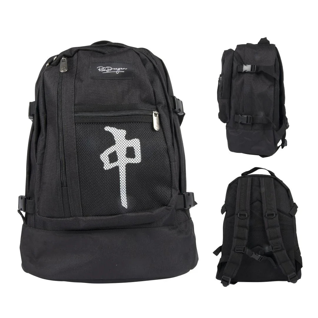 Red Dragon 'Explorer' Backpack - Black/White
