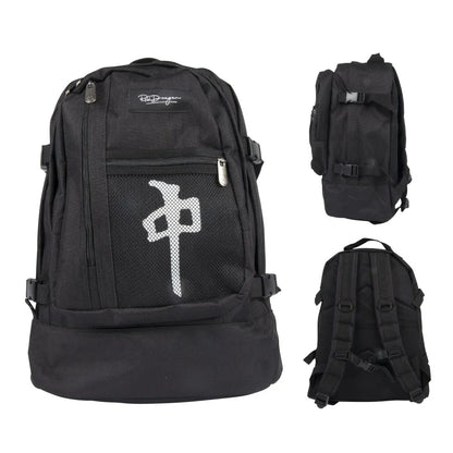 Red Dragon 'Explorer' Backpack - Black/White