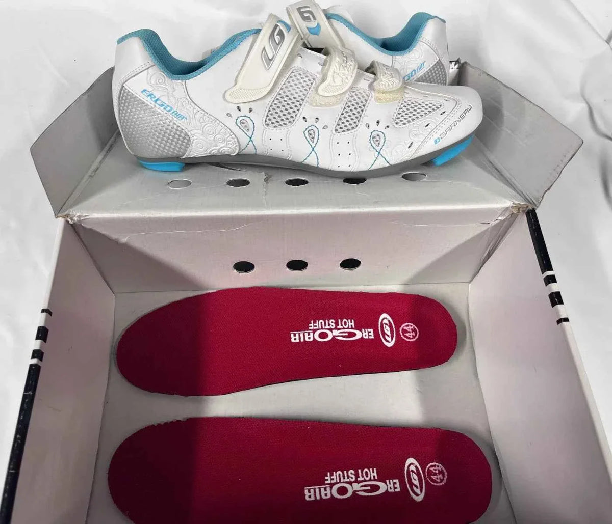 Louis Garneau Women's Flora Road Cycling Shoes Ergo Air 44 EU / 12 US