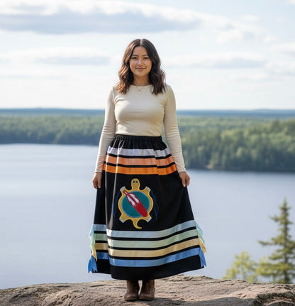 Turtle's Honor Ribbon Skirt