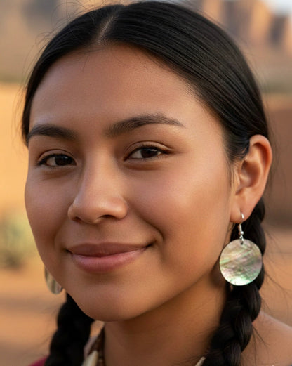Abalone Drop Earrings