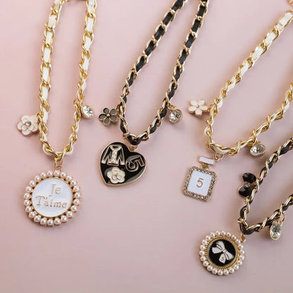 Coco Charm Dog Necklace | Elegant Pet Jewelry Accessory