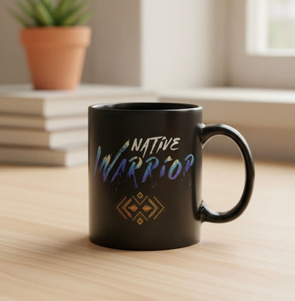 Southwestern Style Black Ceramic mug