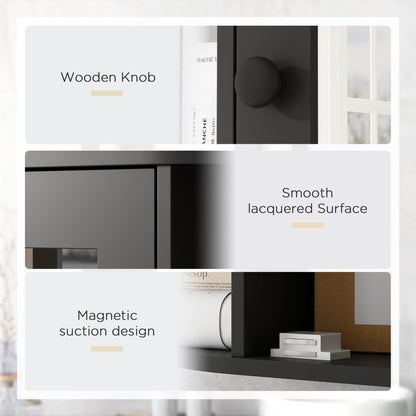 Mirrored Bathroom Wall Cabinet Wall Mounted Medicine Cabinet with Door & Shelves, White