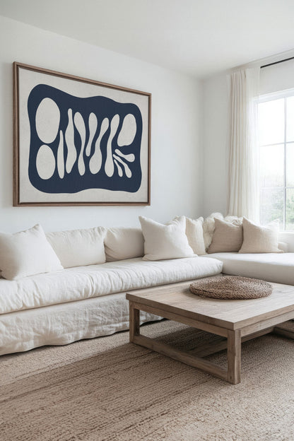 ONDE CRÉATIVE, Oeuvre sur toile étirée