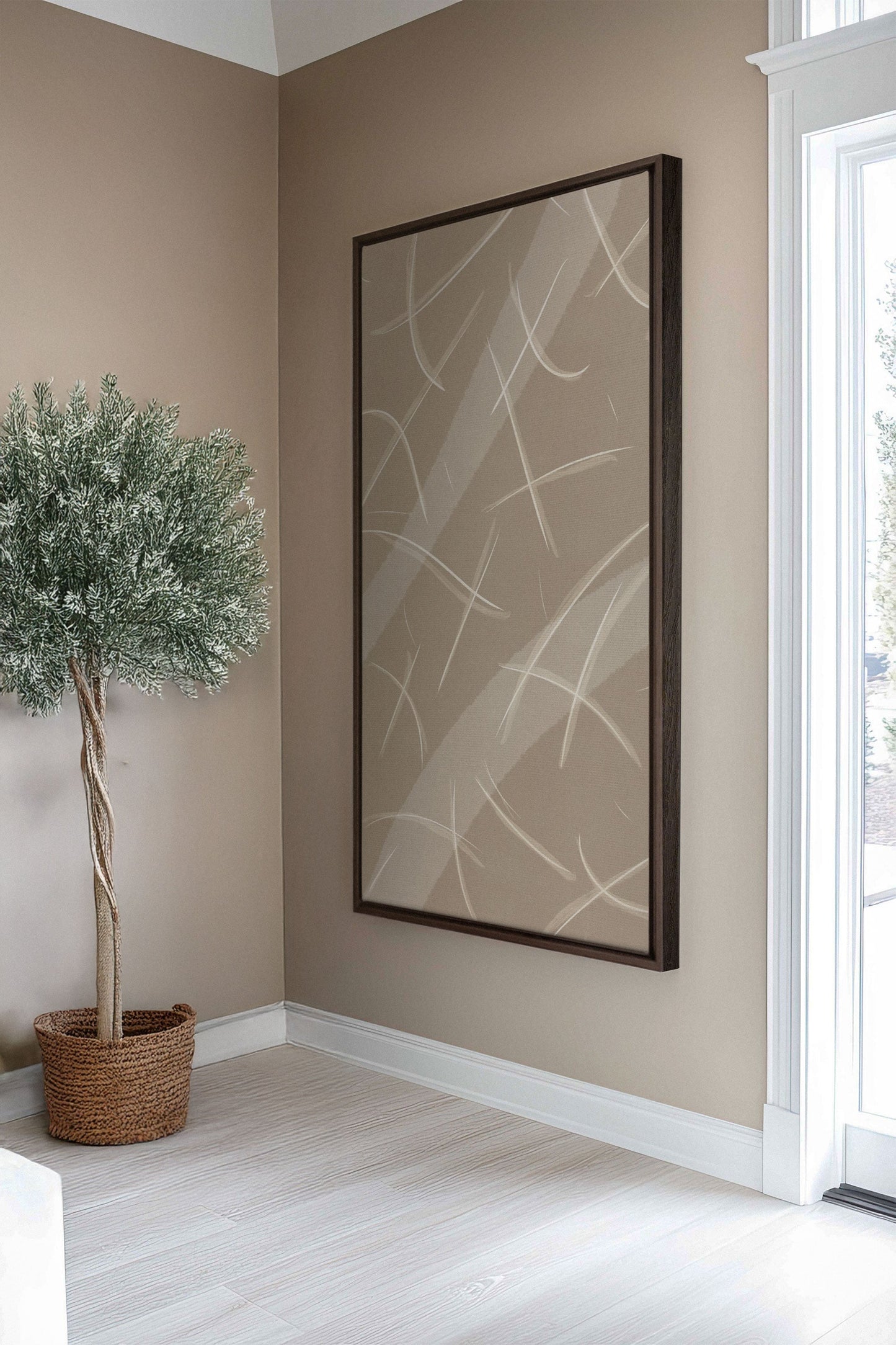 LUMINOUS LINES, Oeuvre sur toile étirée