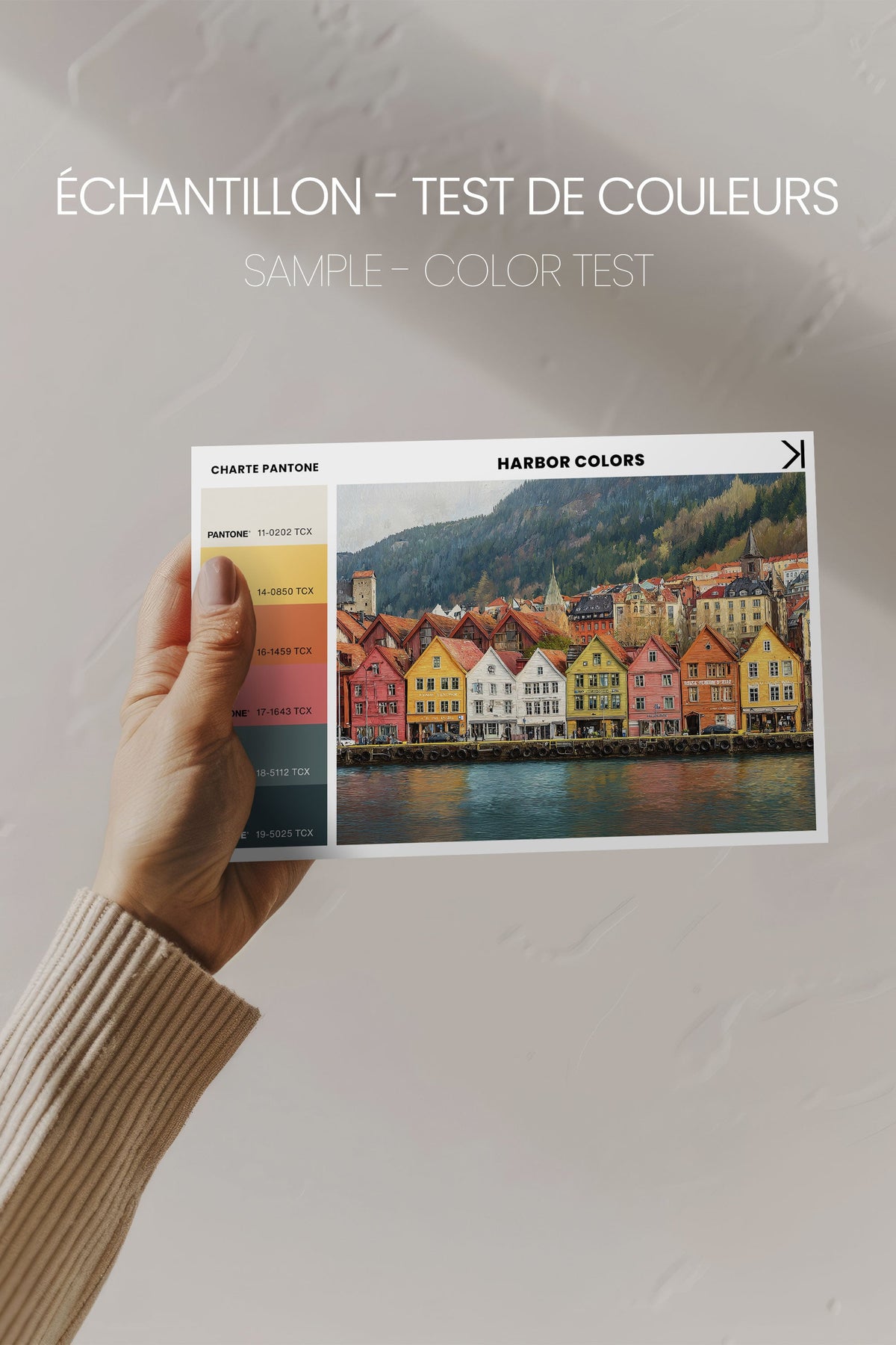 HARBOR COLORS, Oeuvre sur toile étirée